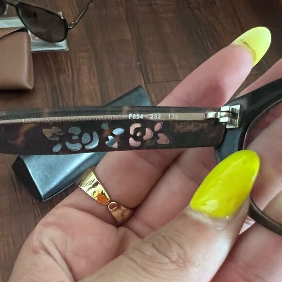 Tortoise Fendi Frames - NEW - Comes w Original Case and Cleaning Cloth Unopened - Picture 5 of 6